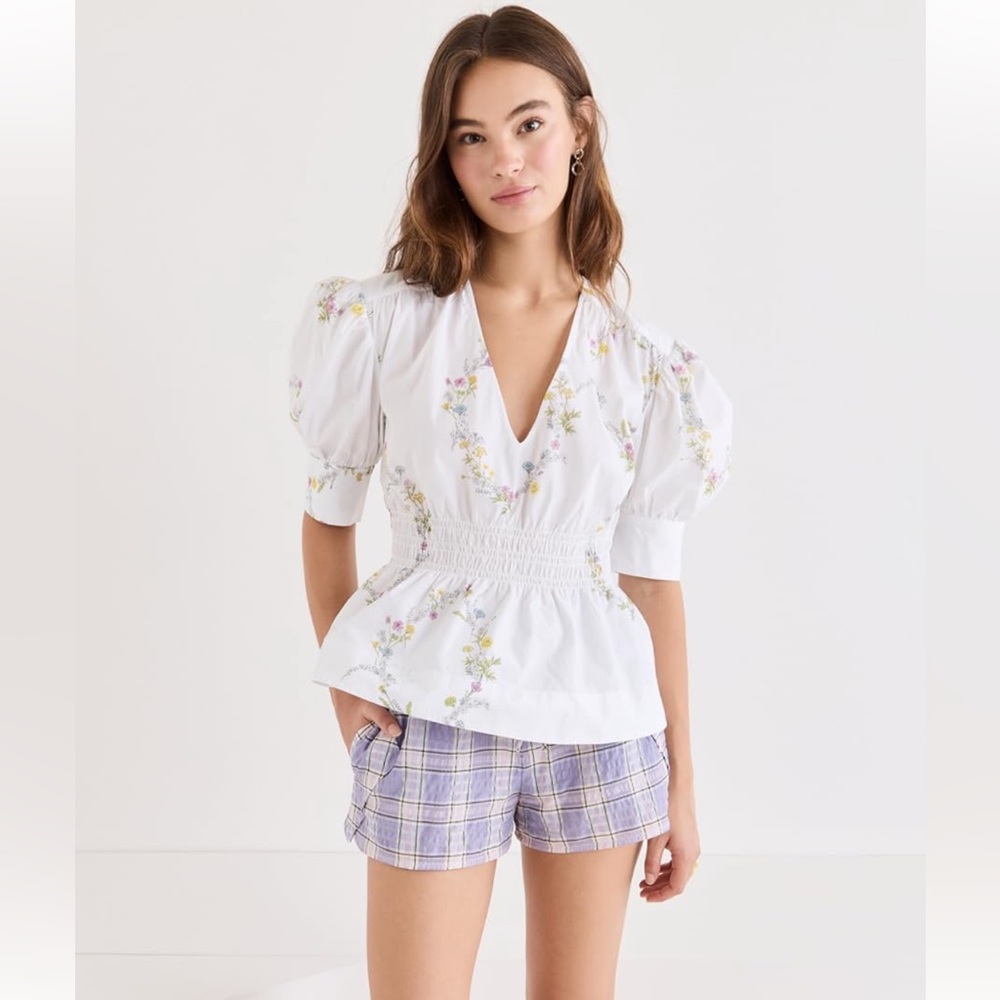 Ganni Printed Top